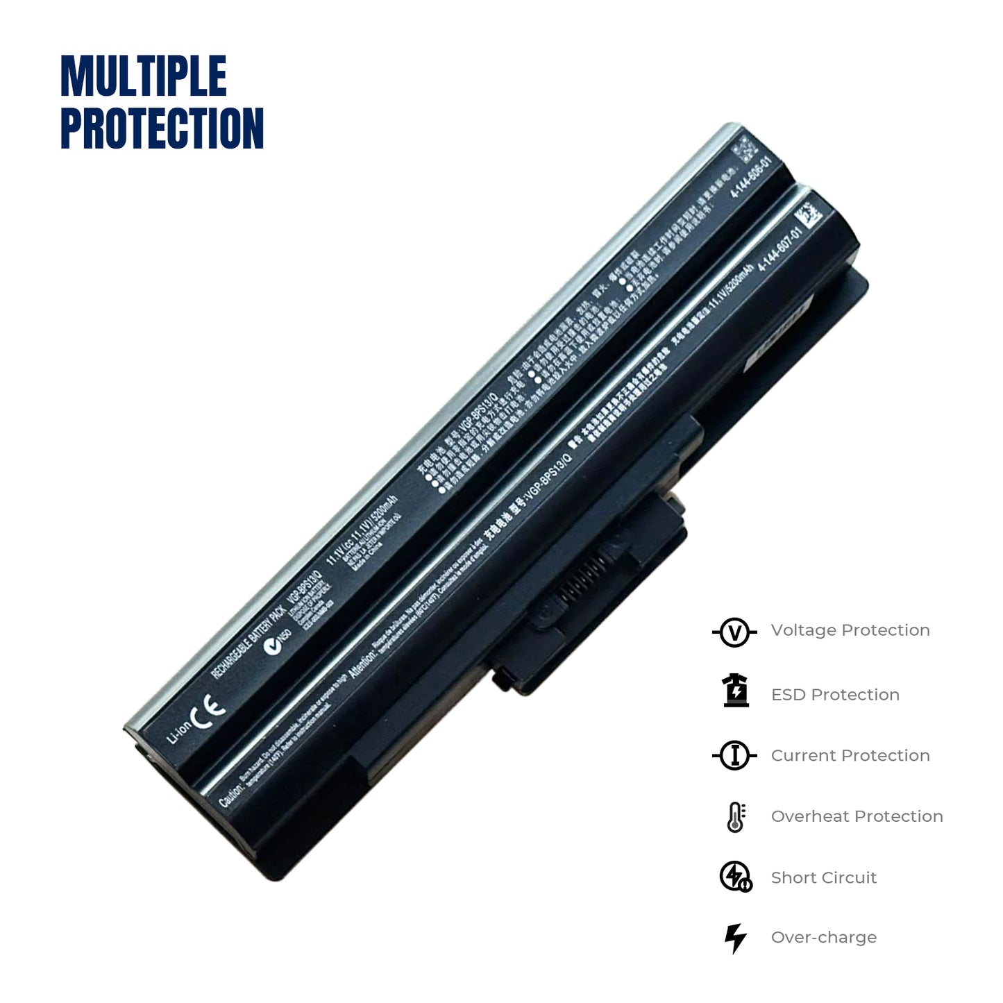 KELESY Batería para portátil SONY Vaio BPS13/B VGP BPS13/Q VGP-BPS13B/B BPS21B/B BPS21 GN-AW VGN-CS VGN-FW