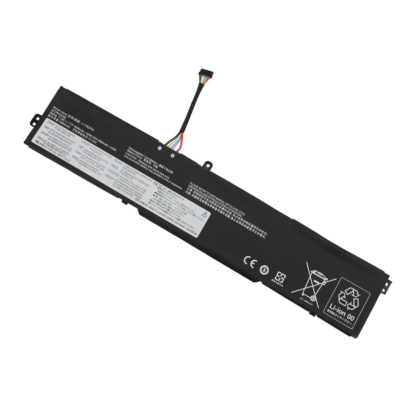 KELESY New L17M3PB1 Laptop Battery For Lenovo IdeaPad 330G 330-15ICH 330-17ICH Series 11.34V 45Wh 4000mAh 5B10Q71251 L17C3PB0