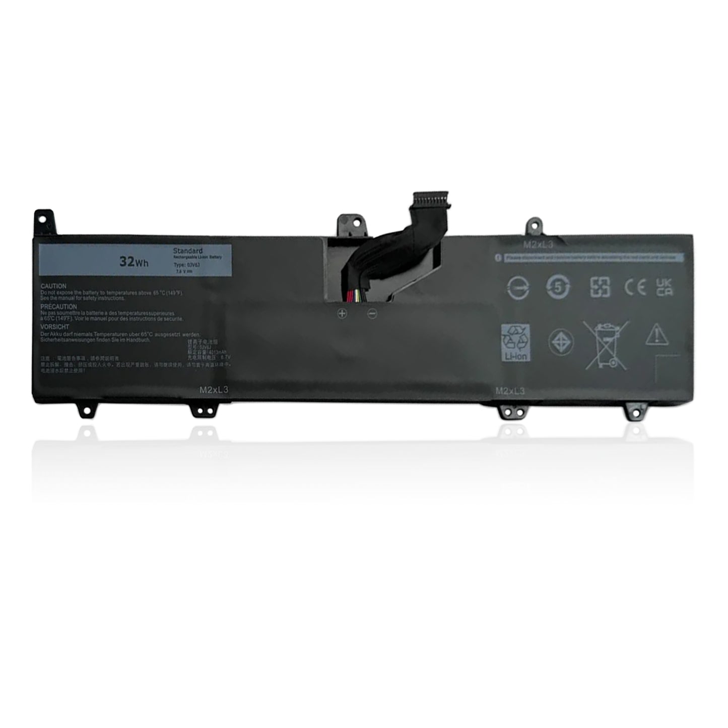 KELESY 0JV6J Battery For Dell Inspiron 11 8NWF3 3000 3162 3164 3168 P24T001 Series PGYK 5 7.6V 32Wh OJV6J 0HH6K9 Laptop