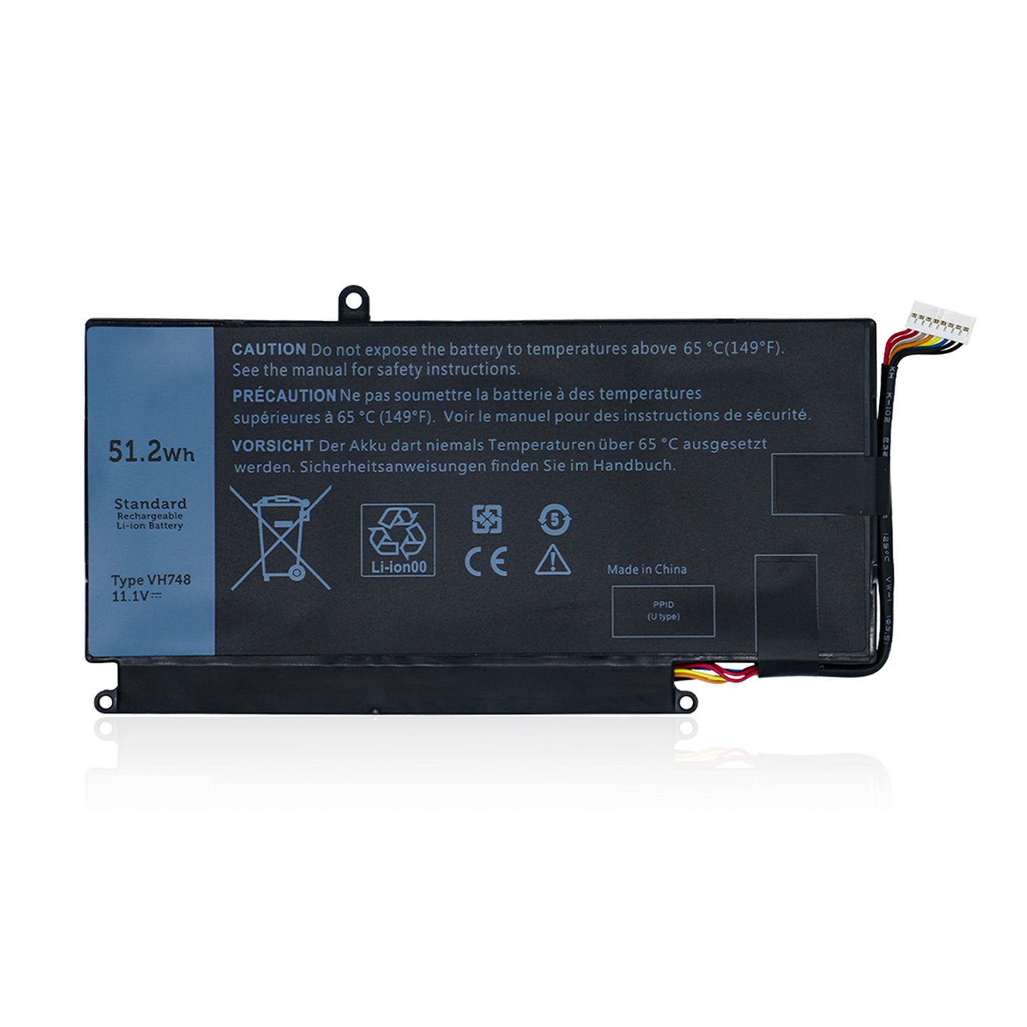 KELESY VH748 Laptop Battery For DELL Vostro 5460 5470 5560 14 5480 For Inspiron 14 5439 V5460D-1308 V5460D-1318 5470D-1328
