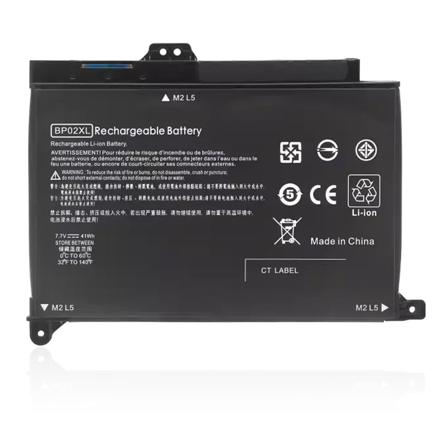 KELESY 7.7V 5150mAh BP02XL Laptop Battery For HP Pavilion PC 15 15-AU 849909-850 849569-421 HSTNN-LB7H BP02041XL HSTNN-UB7B