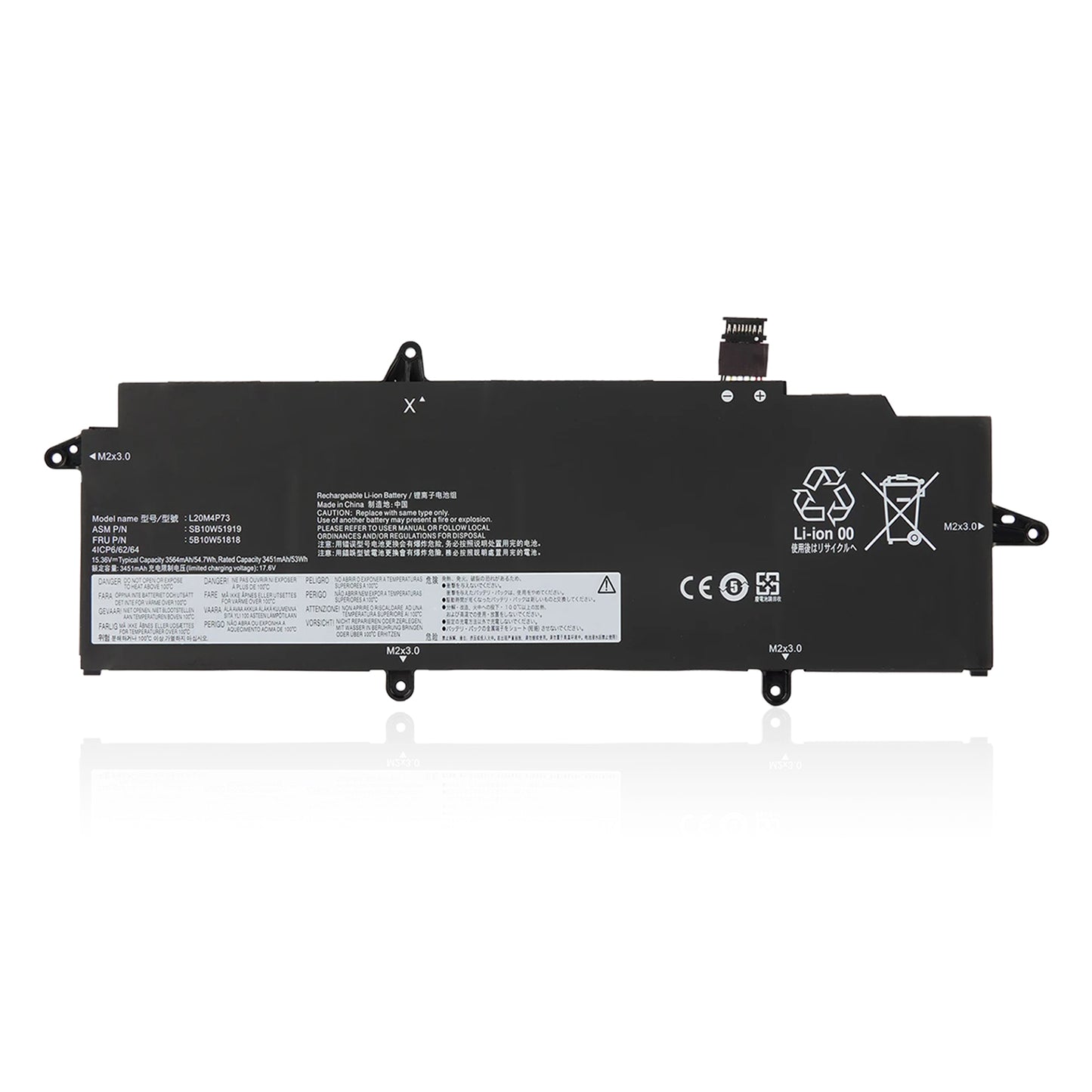 KELESY L20M4P73 Laptop Battery For Lenovo ThinkPad X13 Gen 2 Gen 3 Series L20D4P73 L20C4P73 L20D3P72 L20C3P72 5B10W51818