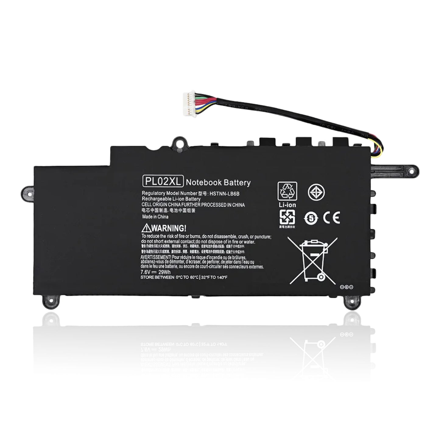 KELESY PL02XL Laptop-Akku HP Pavilion 11 X360 11-n010dx 11-n000snx 11-N014TU 11-N030TU 751681-421 HSTNN-LB6B HST-DB6B 29WH