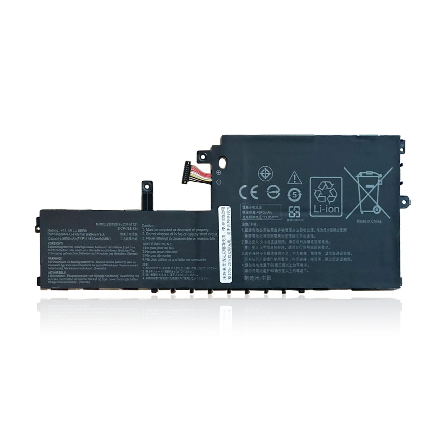 KELESY C31N1721 Batería para Asus Vivobook E406SA E406MA L406MA L406SA