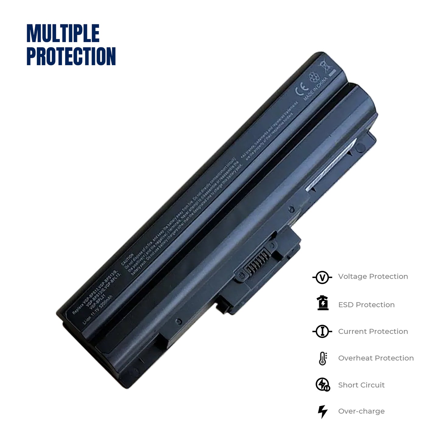 KELESY Batería de VGP-BPS21 VGP-BPS21A para Sony VGP, BPS21A, BPS21B, BPL21, VGP-BPS13/B, BPS13/B, VGP-BPS13, SVE11, VGN-CS27