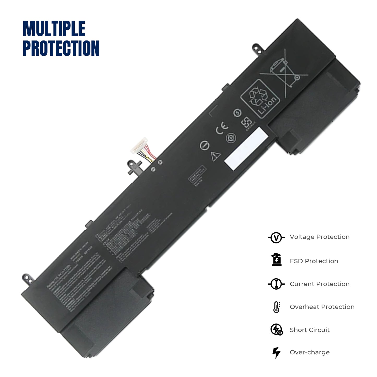 KELESY C42N1839 15.4V 71WH Laptop Battery For Asus ZenBook 15 UX533FAC-A8097T UX533FTC UX534FAC UX534FTC UX563FD-A1015T