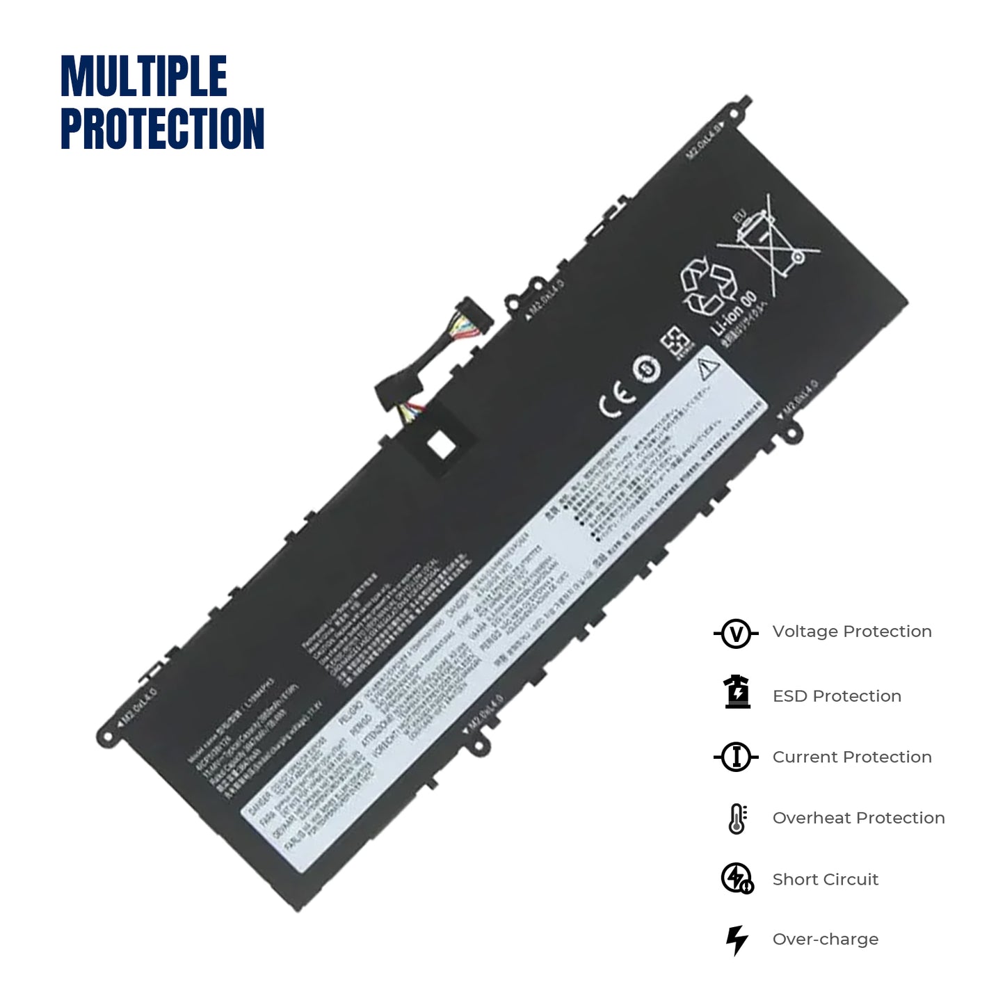 KELESY L19M4PH3 Laptop Battery For Lenovo Ideapad Yoga Slim 7 Pro-14ARH5 Pro-14ITL5 Series L19D4PH3 L19C4PH3 SB10Z49515 61WH