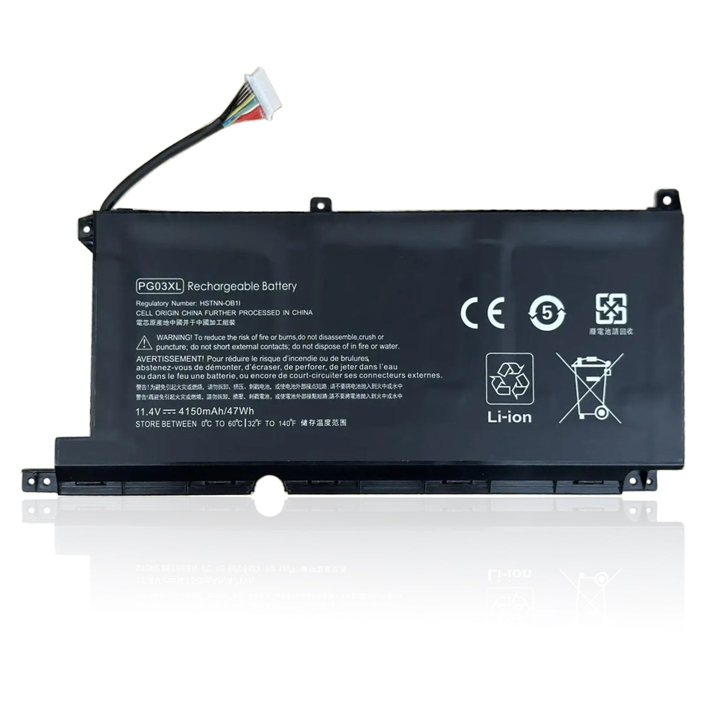 KELESY 11.55V 47Wh PG03XL Battery For Hp Pavilion 15-DK 15-DK0125TX HSTNN-OB1I L48430-AC1 TPN-Q229 TPN-C141 HSTNN-DB9G