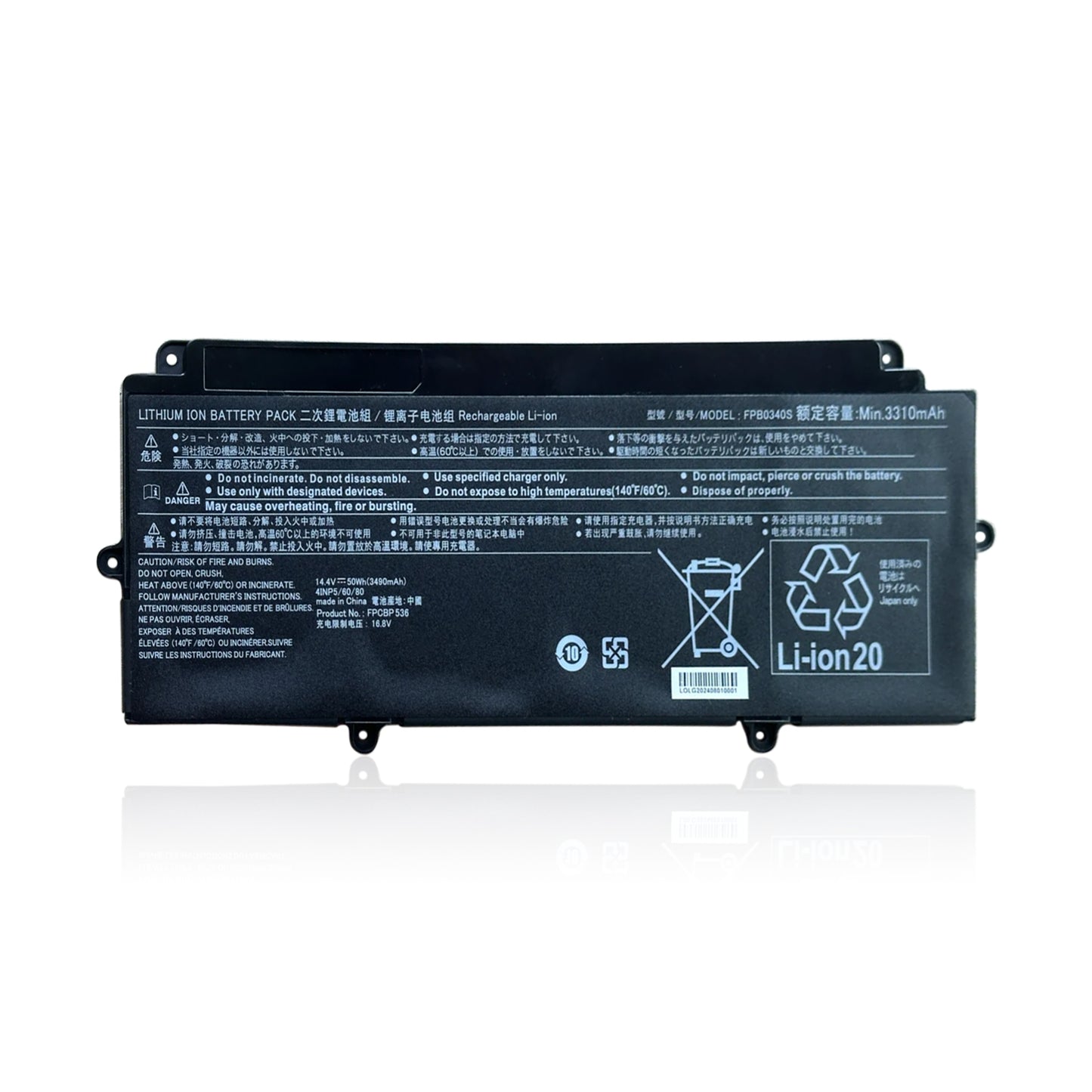 KELESY Batería FPB0340S FPCBP536 para Fujitsu LifeBook U937 U938 U939 U939X U9310, nueva