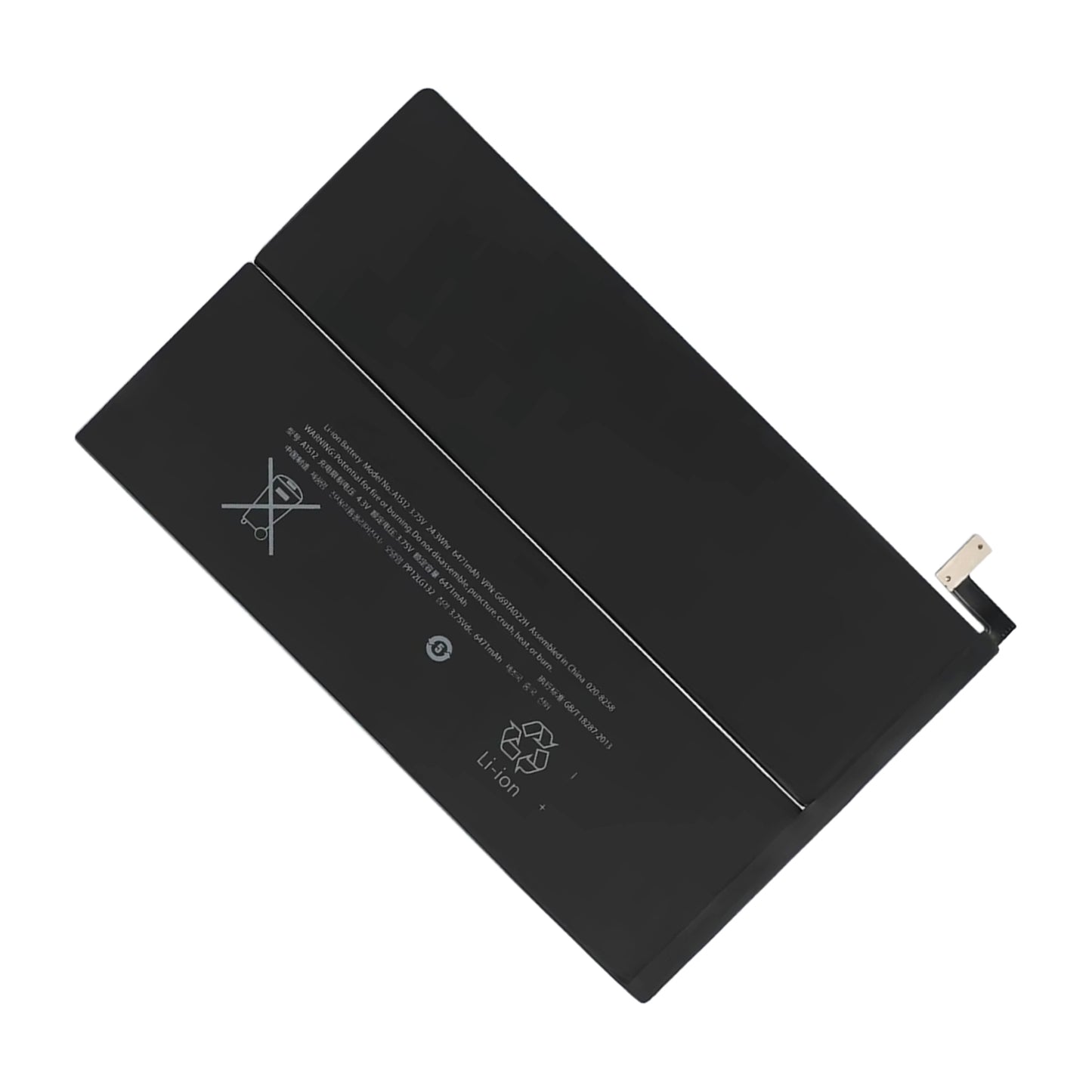KELESY A1512 Tablet-Akku für Apple iPad Mini 2 & iPad Mini 3 A1489 A1490 A1491 A1599 A1600 A1601 ME276LL/A MF066LL/A