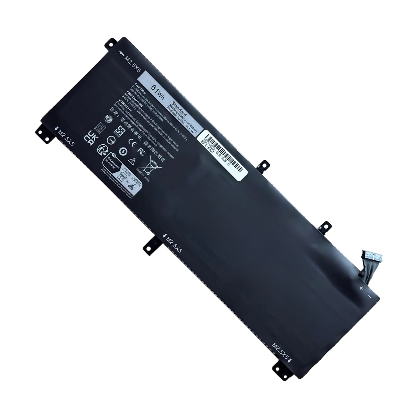 KELESY TOTRM T0TRM Laptop Battery for For Dell XPS 15 9530 Precision M3800 H76MV 7D1WJ 11.1V 61WH Free Tools
