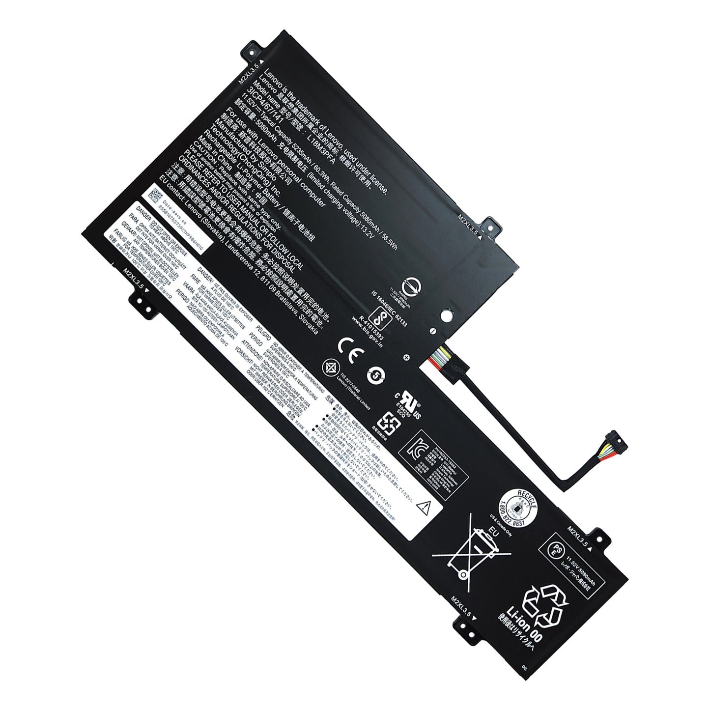KELESY L18M3PFA L18D3PF2 Laptop Battery For Lenovo Yoga C740-15IML C740-15IML-81TD Series 5B10T83739 5B10T83740 5B10W67402