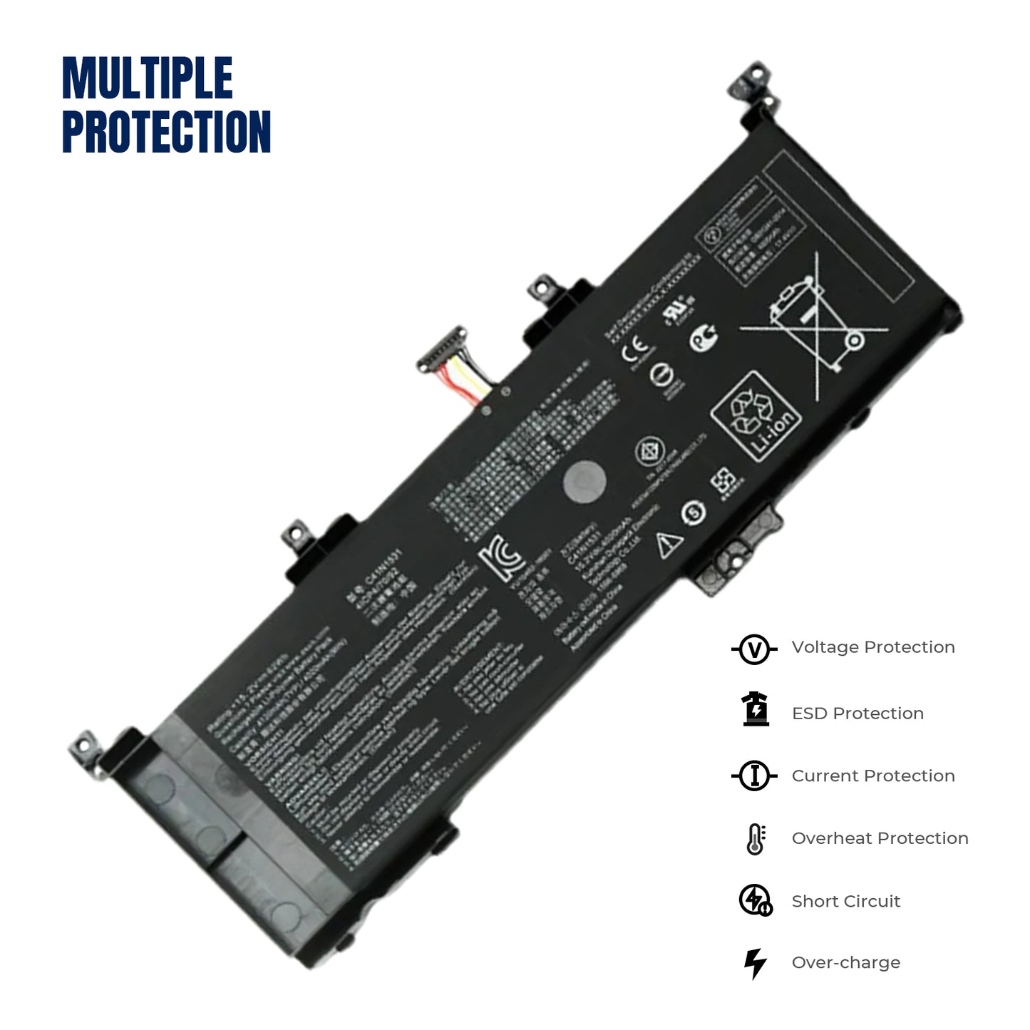 KELESY C41N1531 Battery For ASUS ROG Strix GL502VSK GL502VS GL502VY GL502VY-DS71 GL502VY-DS74 GL502VS-1A RDG 15.2V 62Wh