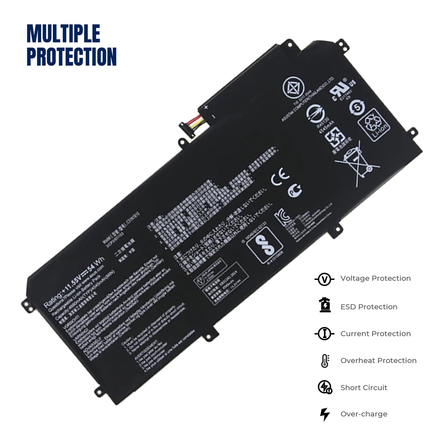 KELESY C31N1610 Batterie Für ASUS ZenBook UX330C UX330CA U3000C UX330CA-1C 1A UX330CA-FC009T FC020T FC030T 0B200-02090100