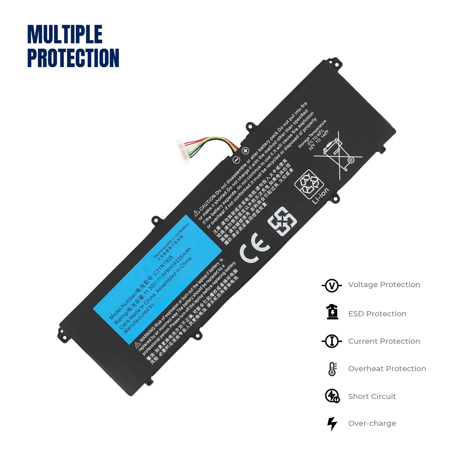 KELESY C31N1905 batería del ordenador portátil para ASUS K533F S433FL S521FA S533FL V533F para VivoBook S14 S433FA-AM035T