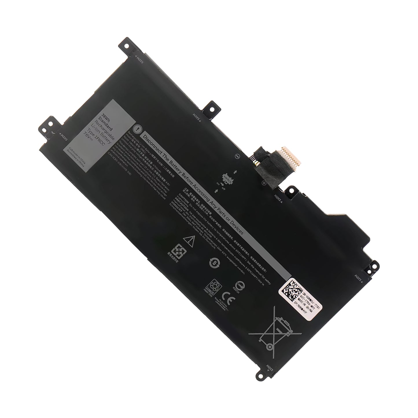 KELESY Laptop Battery for Dell Latitude 7200 7210 2-in-1 Series Notebook T04J T04J001 09NTKM 9NTKM 0D9J00 D9J00 0KWWW4 KWWW4