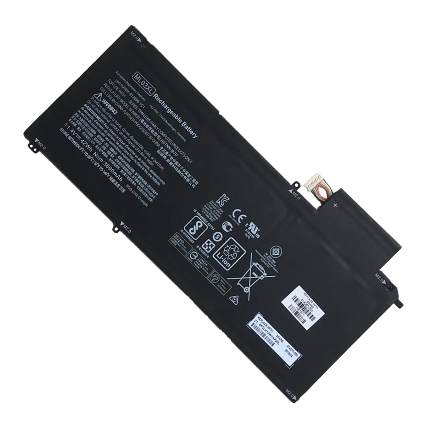 KELESY ML03XL Laptop Battery For HP Spectre X2 12-A011TU A012TU 12-a003ng 12-a001dx TPN-Q165 HSTNN-IB7D 814060-850 HSTNN-IB7