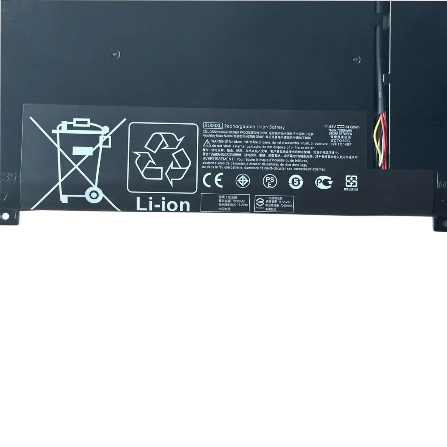 KELESY SU06XL battery for HP Spectre x360 15 DF0013DX DF0033DX DF0008CA DF1020CA HSTNN-DB8W L29184-005 84.08Wh/11.55V
