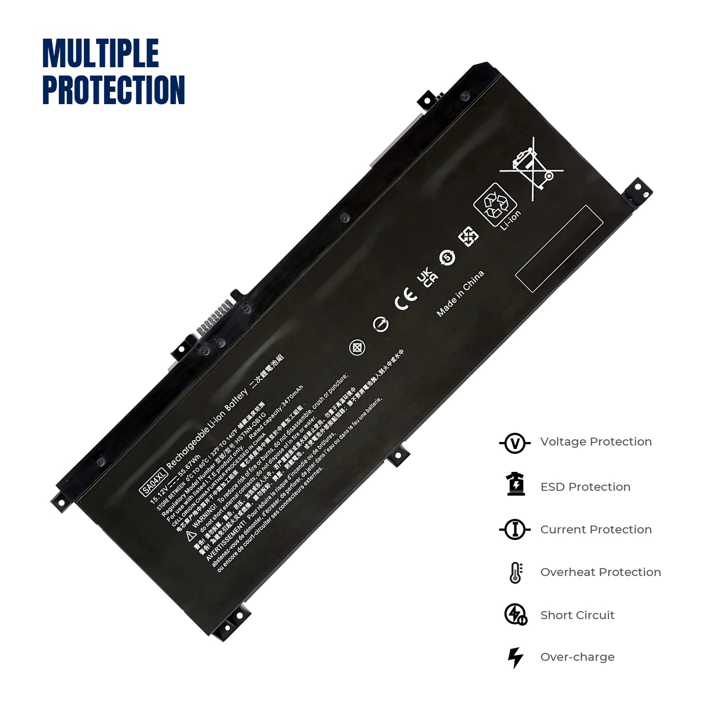 KELESY SA04XL L43248-AC1 Battery For HP ENVY X360 15-DR000 15-dr0003TX 15-dr0007TX 15-dr0013nr 15-ds0000na 15-ds0000ur